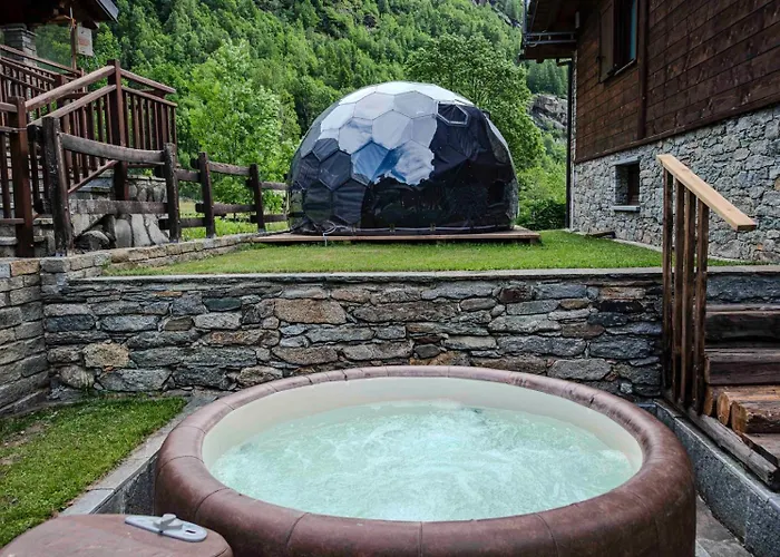 Lüks kamp alanı Bubble Gran Paradiso