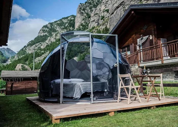 Bubble Gran Paradiso Lüks kamp alanı Noasca